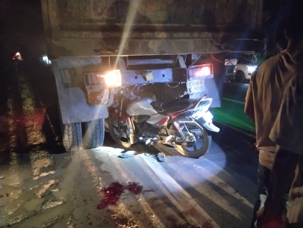 দুর্ঘটনাগ্রস্ত বাইক
