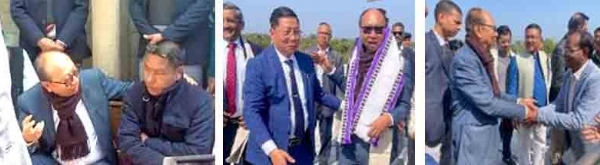 জিরিবামে অভ্যন্তরীণভাবে বাস্তুচ্যুত মানুষজনের কাছে মুখ্যমন্ত্রী ইউমনাম খেমচাঁদ সিং, সাক্ষাৎ কুকি-জো এবং মার নেতৃবর্গের সঙ্গে