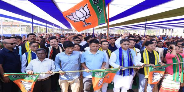 ডেমডুমে আদিবাসী সমাবেশে ঐক্য ও উন্নয়নের বার্তা মুখ্যমন্ত্রী ডাঃ সাহার