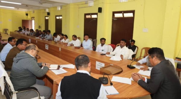 প্রস্তুতি বৈঠকে মন্ত্রী বিকাশ দেববর্মা