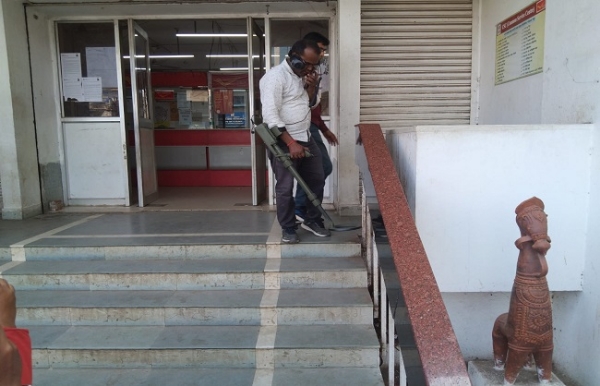 বোমাতঙ্ক বাঁকুড়া পোষ্ট অফিসে ,-- ব্যাপক চাঞ্চল্য -