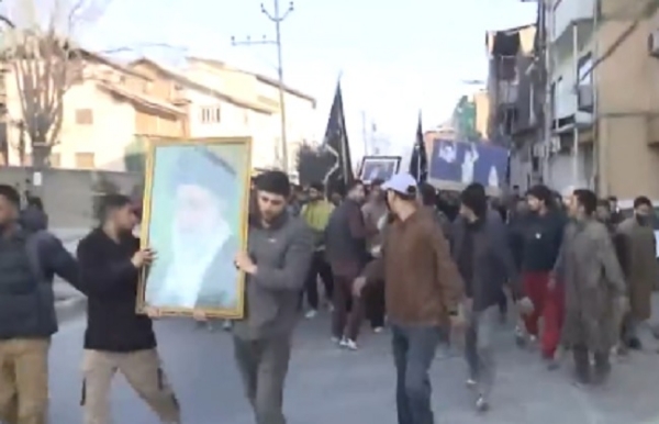 খামেনেইয়ের মৃত্যুতে ক্ষুব্ধ শিয়া মুসলিমরা, বিক্ষোভ প্রদর্শন কাশ্মীরে খামেনেইয়ের মৃত্যুতে ক্ষুব্ধ শিয়া মুসলিমরা, বিক্ষোভ প্রদর্শন কাশ্মীরে