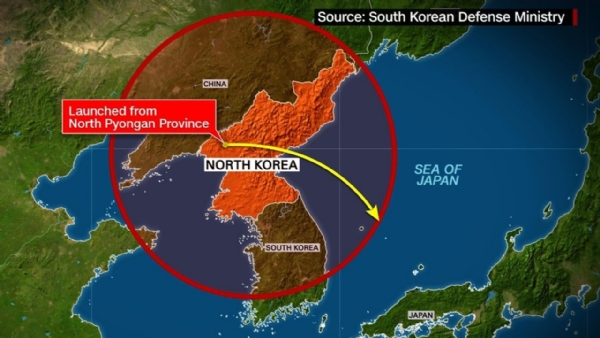 যুক্তরাষ্ট্র–দক্ষিণ কোরিয়ার সামরিক মহড়ার মাঝেই ১০টির বেশি ক্ষেপণাস্ত্র পরীক্ষা উত্তর কোরিয়ার