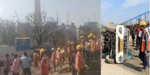 সিংরৌলিতে আদানি পাওয়ার প্ল্যান্টে শ্রমিকের মৃত্যুকে ঘিরে বিক্ষোভ, ভাঙচুর ও অগ্নিসংযোগ