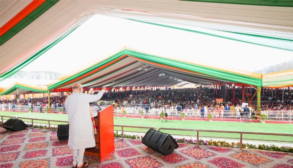 ১.৫০ লক্ষ যুবক-যুবতীর অংশগ্রহণে আয়োজিত বিশাল ‘যুবশক্তি সমারোহ’-এ অমিত শাহ ১.৫০ লক্ষ যুবক-যুবতীর অংশগ্রহণে আয়োজিত বিশাল ‘যুবশক্তি সমারোহ’-এ অমিত শাহ