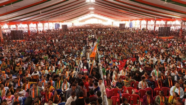 ১.৫০ লক্ষ যুবক-যুবতীর অংশগ্রহণে আয়োজিত বিশাল যুবশক্তি সমারোহ ১.৫০ লক্ষ যুবক-যুবতীর অংশগ্রহণে আয়োজিত বিশাল যুবশক্তি সমারোহ