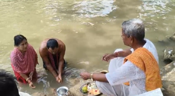 বারুণী স্নান আগরতলায়