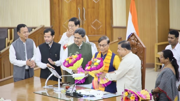 বিনা প্রতিদ্বন্দ্বিতায় নির্বাচিত স্পিকার রামপদ জামাতিয়াকে অভিনন্দন মুখ্যমন্ত্রী সাহা সহ অন্যদের