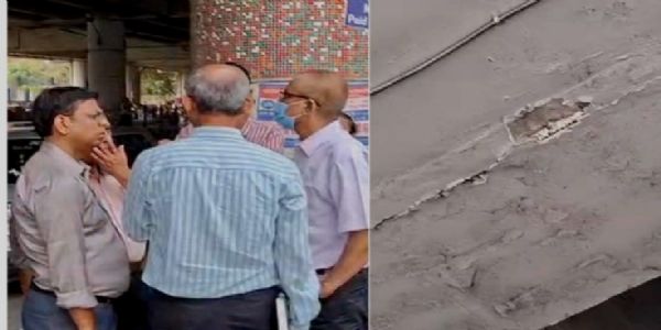 সেন্ট্রাল পার্ক মেট্রো স্টেশনের ছাদের চাঙড় ভেঙে বিপত্তি, যাত্রী নিরাপত্তা নিয়ে উঠছে প্রশ্ন