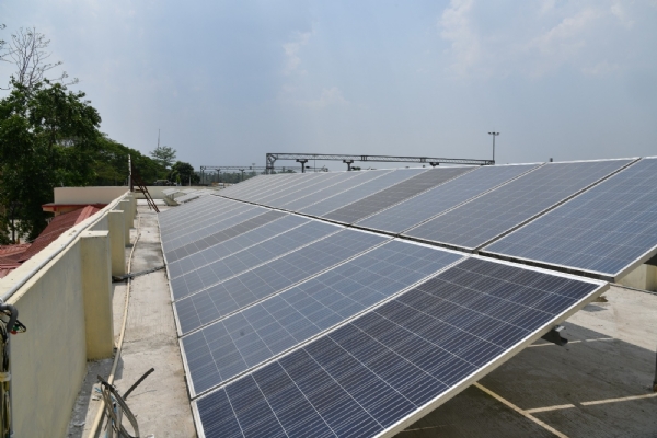 সৌরবিদ্যুৎ উৎপাদনে সাফল্য এনএফ রেলের