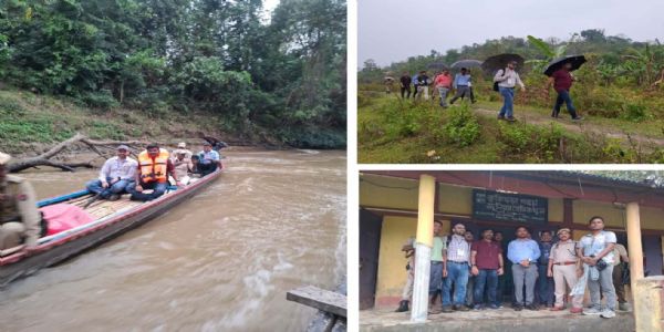 হাইলাকান্দির দুর্গম এলাকায় ভোটের প্রস্তুতি দেখলেন জেনারেল অবজারভার