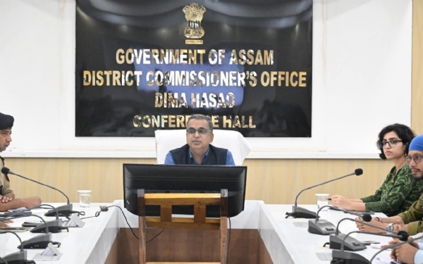 হাফলঙে সিইও অনুরাগ গোয়েলের বিধানসভা নির্বাচনের প্রস্তুতি পর্যালোচনা