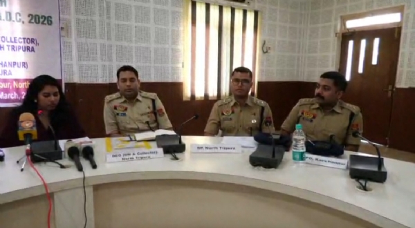 উত্তর ত্রিপুরা জেলা শাসকের সাংবাদিক সম্মেলন