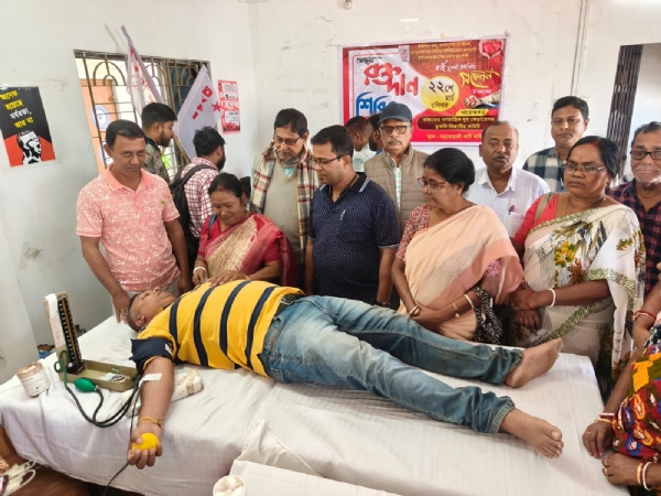 রক্তদা শিবির আগরতলায়