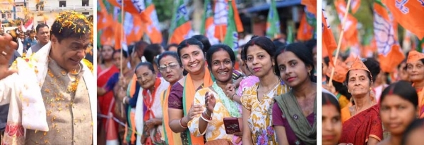 মুখ্যমন্ত্রীর ‘জন আশীর্বাদ যাত্রা’র খণ্ডচিত্র