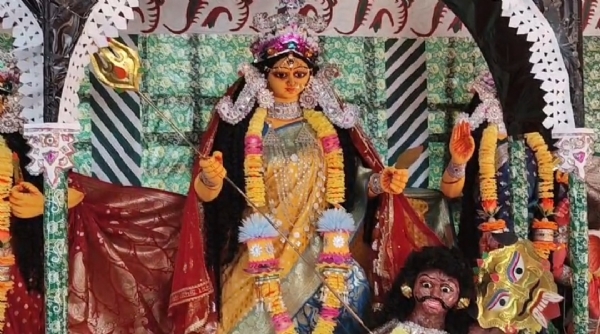 দুর্গা বাড়িতে বাসন্তী পূজা