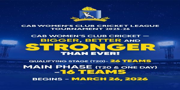 মহিলাদের ক্লাব ক্রিকেটের তৃতীয় সংস্করণে খেলবে ৪০টি দল