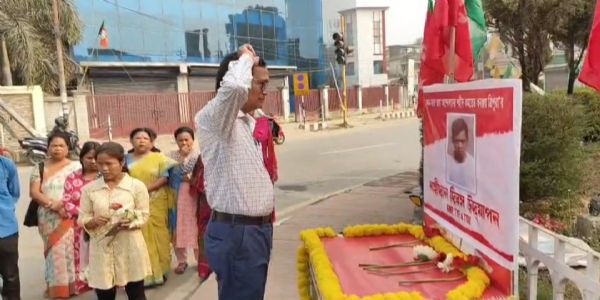 ধনঞ্জয় ত্রিপুরার শহিদান দিবস পালন, ককবরক ভাষার বিকাশে আন্দোলন জারি রাখার অঙ্গীকার