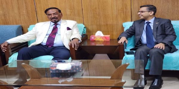 মুক্তিযুদ্ধ বিষয়ক মন্ত্রীর সাথে সৌজন্য সাক্ষাৎ বাংলাদেশে ভারতীয় হাইকমিশনারের