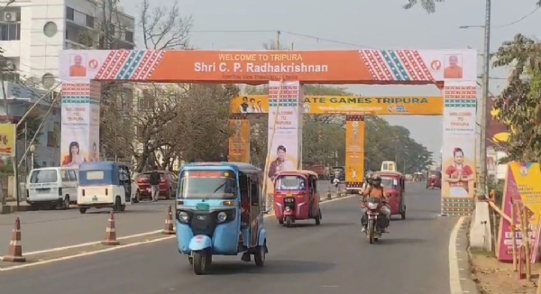 সেজে উঠছে আগরতলা