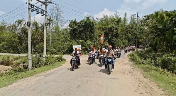 তেলিয়ামুড়ায় বাইক রেলি