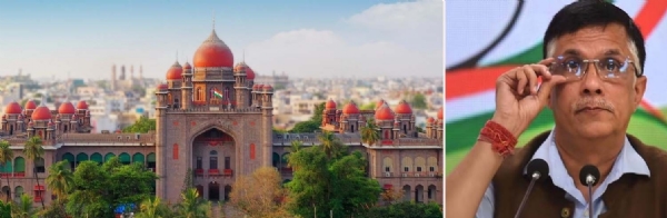 তেলেঙ্গানা হাইকোৰ্ট ও পবন খেড়া (ফাইল ফটো)