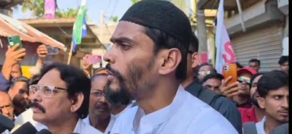 দলীয় প্রার্থীর প্রচারে খানাকুলে নৌসাদ  সিদ্দিকী