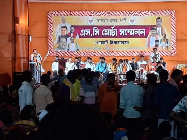 বিজেপির সম্মেলনে কেন্দ্রীয় মন্ত্রী কমলের পাসোয়ান