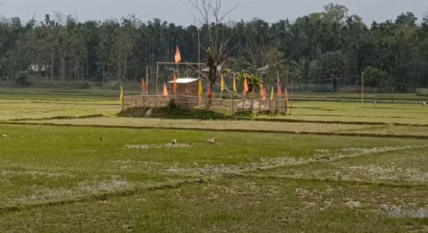 জমি দখল নিয়ে উত্তেজনা