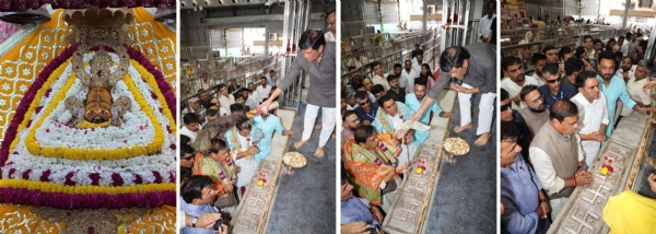 খাটু শ্যাম ও সালাসার বালাজি মন্দিরে অসমের মুখ্যমন্ত্রী হিমন্তবিশ্ব শৰ্মা