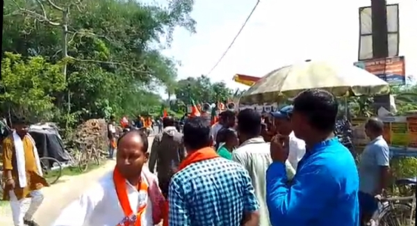 বাম বিজেপি মুখোমুখি গোঘাটে