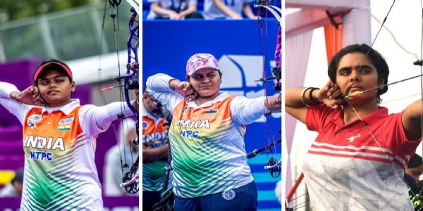 আর্চারি বিশ্বকাপ প্রথম পর্বের কম্পাউন্ড মহিলা ইভেন্টে স্বর্ণপদক জিতল ভারতীয় দল