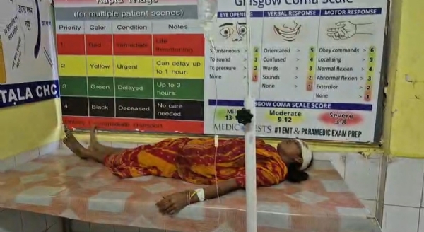 গুরুতর আহত গৃহবধূ গুরুতর আহত গৃহবধূ