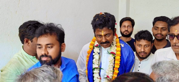 প্রচারে খানাকুলের তৃণমূল প্রার্থী পলাশ রায়