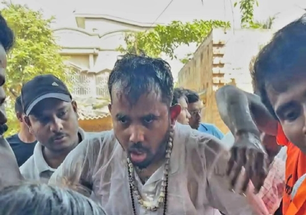 আহত বিজেপি প্রার্থী সন্তু পান