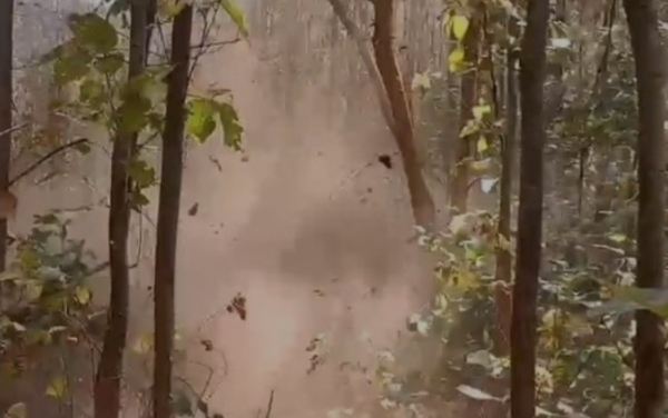 মাওবাদীদের আইইডি বিস্ফোরণ