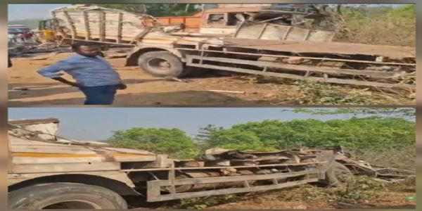 ট্রাকের ধাক্কায় প্রাণ হারাল দুই শ্রমিক,আহত তিনজন