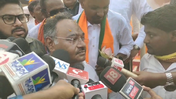 চন্দ্রকোনা বিজেপি প্রচার