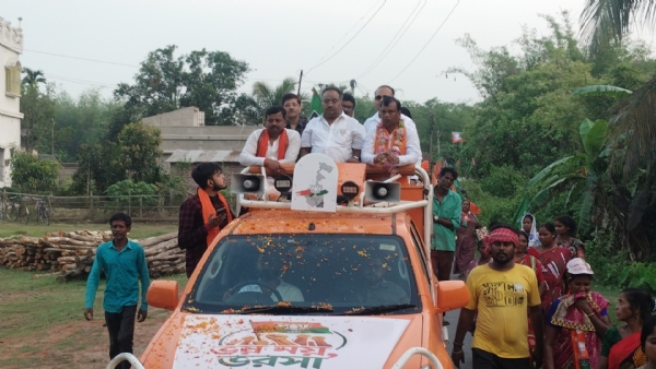 গোঘাট এ ভোট প্রচারে শমিক ভট্টাচার্য