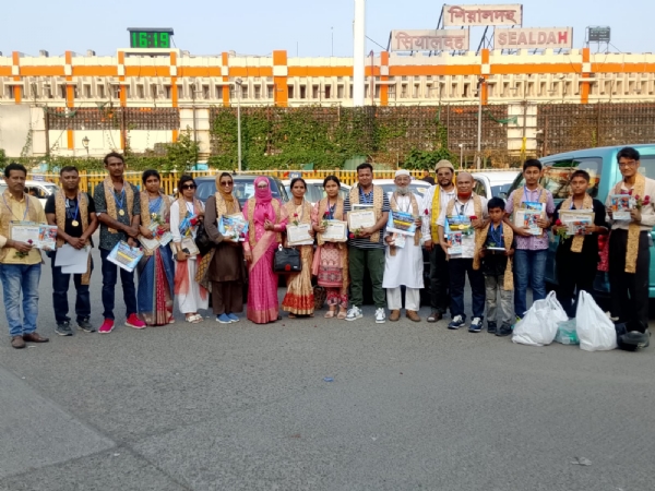 কলকাতায় সংবর্ধনা