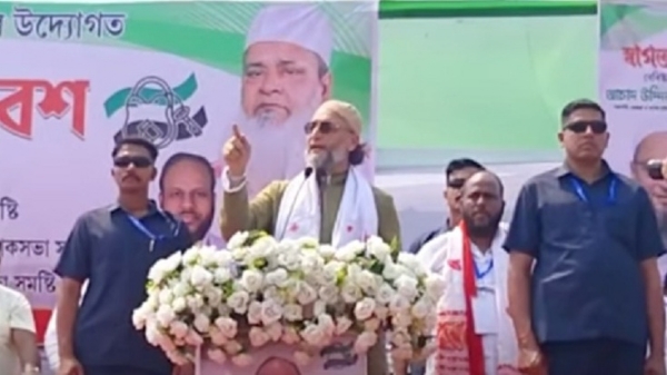 বরপেটায় নির্বাচনী সমাবেশে আসাদুদ্দিন ওয়াইসি