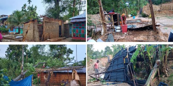 কালবৈশাখীর তাণ্ডব, ব্যাপক ক্ষয়ক্ষতি পাথারকান্দির বিস্তীর্ণ এলাকার