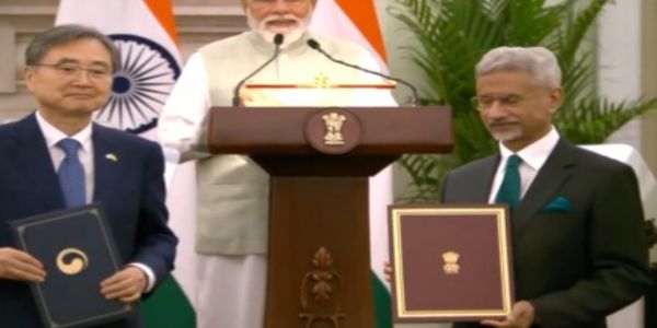 বৈশ্বিক উত্তেজনার এই যুগে ভারত ও কোরিয়া শান্তি ও স্থিতিশীলতার বার্তা দেয় : প্রধানমন্ত্রী