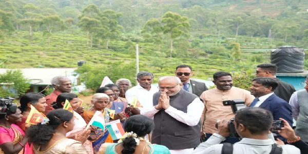 উপ-রাষ্ট্রপতির শ্রীলঙ্কা সফরের দ্বিতীয় দিন, বিশেষ সংবর্ধনা রাধাকৃষ্ণনকে