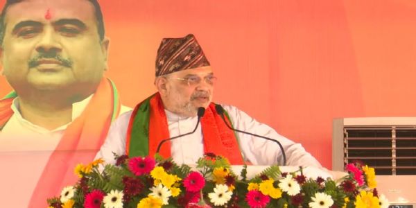 পশ্চিমবঙ্গে এবারের ভোট তৃণমূলের অপরাধ থেকে মুক্ত করার : অমিত শাহ