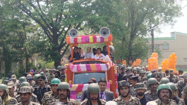 গোঘাট এ ভোট প্রচারে রাজনাথ সিং