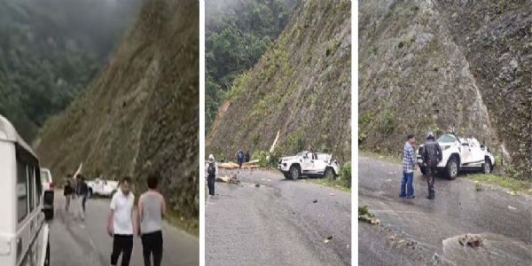 অরুণাচলে ভূমিধস, গাড়ির ওপর বিশাল পাথর, ঘটনাস্থলেই মৃত্যু ইঞ্জিনিয়ারের