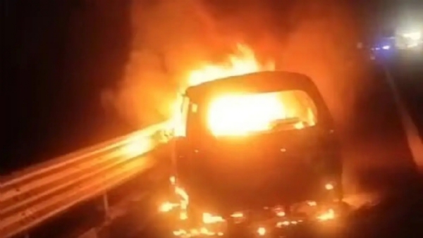 রাজস্থানে চলন্ত গাড়িতে আগুন, ঝলসে মৃত্যু ৫ পুণ্যার্থীর