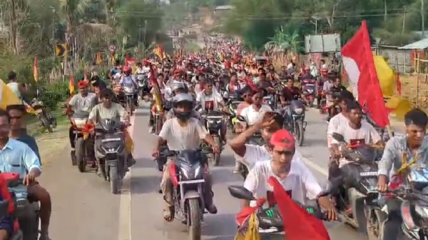 তিপ্রা মাথার বাইক রেলি