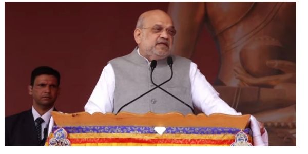লাদাখে বুদ্ধের পবিত্র দেহাবশেষ প্রদর্শনীর শুভ সূচনা, শান্তি ও সহাবস্থানের বার্তা দিলেন অমিত শাহ